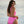 Load image into Gallery viewer, Woman walking on beach wearing a Bambina Swim bright pink one piece swimsui
