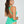 Load image into Gallery viewer, Woman wearing a Bambina Swim one piece bright green swimsuit
