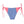 Load image into Gallery viewer, Tie side bikini bottom back view with navy blue and white stripes in front and back and coral color on sides
