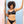 Load image into Gallery viewer, Marina Bikini Bralette - Midnight Black
