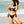 Serena Thong Bikini Bottom- Midnight Black